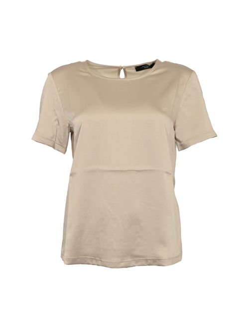 T-shirt Gilbert in raso e jersey Avorio WEEKEND MAX MARA | 2525946071600001